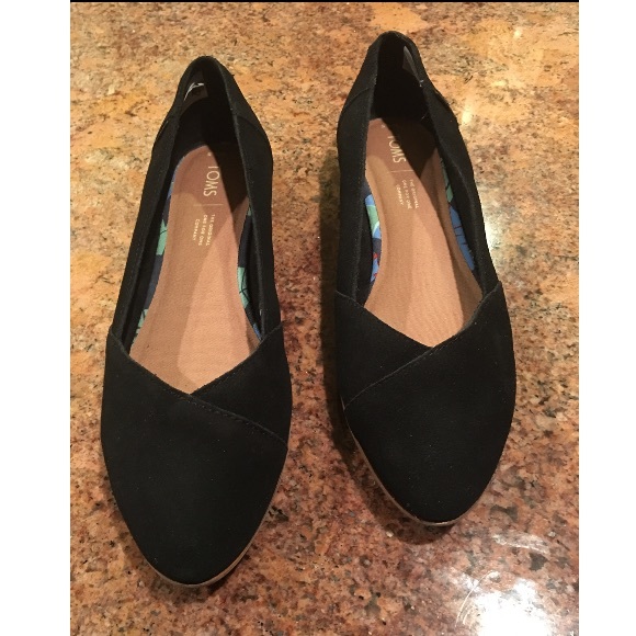 black suede women's julie flats